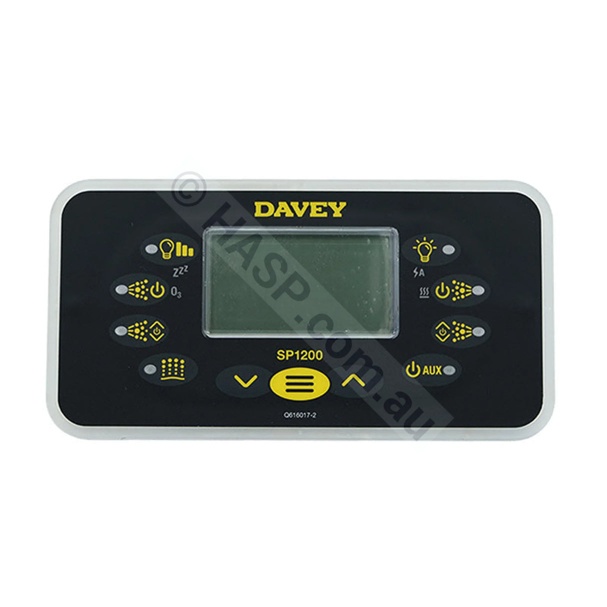 SP 1200 Touchpad - Davey SpaQuip SpaPower 1200 - Rectangle Style for Davey Spa Quip SP1200 - Control Panel - Touchpad