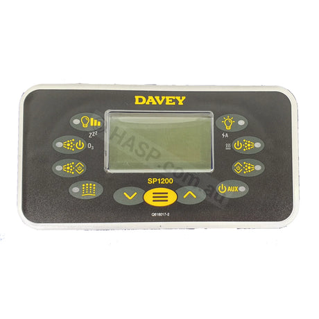 Rectangular Touchpad For Davey Spa-Quip Spapower 1200 Sp1200 - Keypad Control Panel