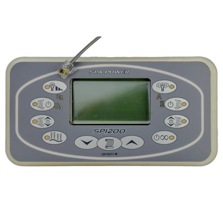 Rectangular Touchpad for Davey Spa-Quip SpaPower 1200 SP1200 - Keypad - Control Panel - Heater and Spa Parts