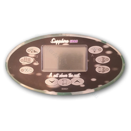 Oval Touchpad for Davey Spa Quip SpaPower 800 SP800 - Endless Spas Tech 980 - Control Panel - Heater and Spa Parts