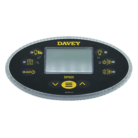 Sp 800 Touchpad - Davey Spaquip Spapower Aka Endless Spas Tech 980 Control Panel