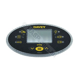 SP 800 Touchpad - Davey SpaQuip SpaPower 800 - Control Panel - Touchpad