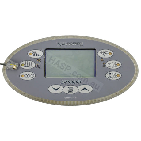 Oval Touchpad for Davey Spa Quip SpaPower 800 SP800 - Endless Spas Tech 980 - Control Panel - Heater and Spa Parts
