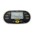 SP 800 Touchpad - Davey SpaQuip SpaPower 800 - Racetrack Style for Davey Spa Quip SP800 - Control Panel - Touchpad