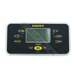 SP 800 Touchpad - Davey SpaQuip SpaPower 800 - Rectangle Style for Davey Spa Quip SP800 - Control Panel - Touchpad