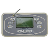 Rectangle Touchpad for Davey Spa Quip SpaPower 800 SP800 - Control Panel - Heater and Spa Parts