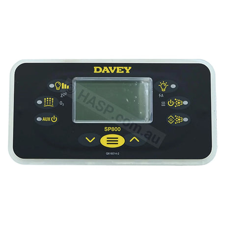Rectangle Touchpad For Davey Spa Quip Spapower 800 Sp800 - Control Panel