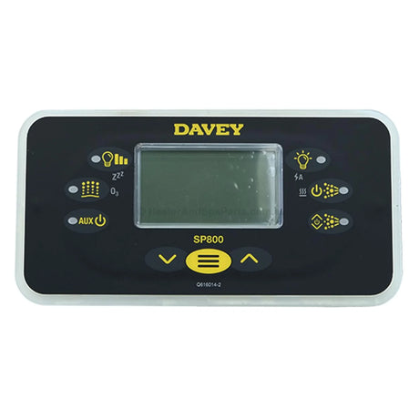 Rectangle Touchpad For Davey Spa Quip Spapower 800 Sp800 - Control Panel
