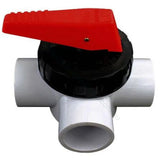 Davey Spaquip Teflon Valve - 40Mm 3-Way