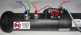 Davey Spaquip Spa Power 600/601/800 Heater Element Tube Assembly - 1.5kW/2.0kW/3.0kW- SP600 / SP601 - Heater and Spa Parts