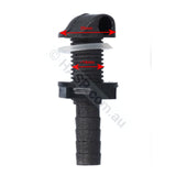 Waterway 90° Air Bleed Nozzle - Dark Grey
