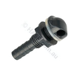 Waterway 90° Air Bleed Nozzle - Dark Grey