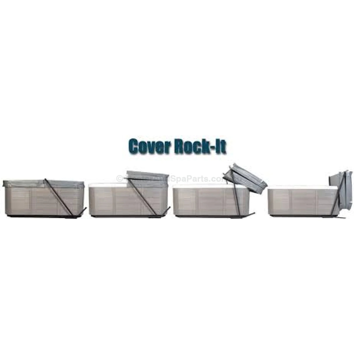 Spa Cover Lifter - Cover Rock-It for Spas up to 2450mm - Heater and Spa Parts