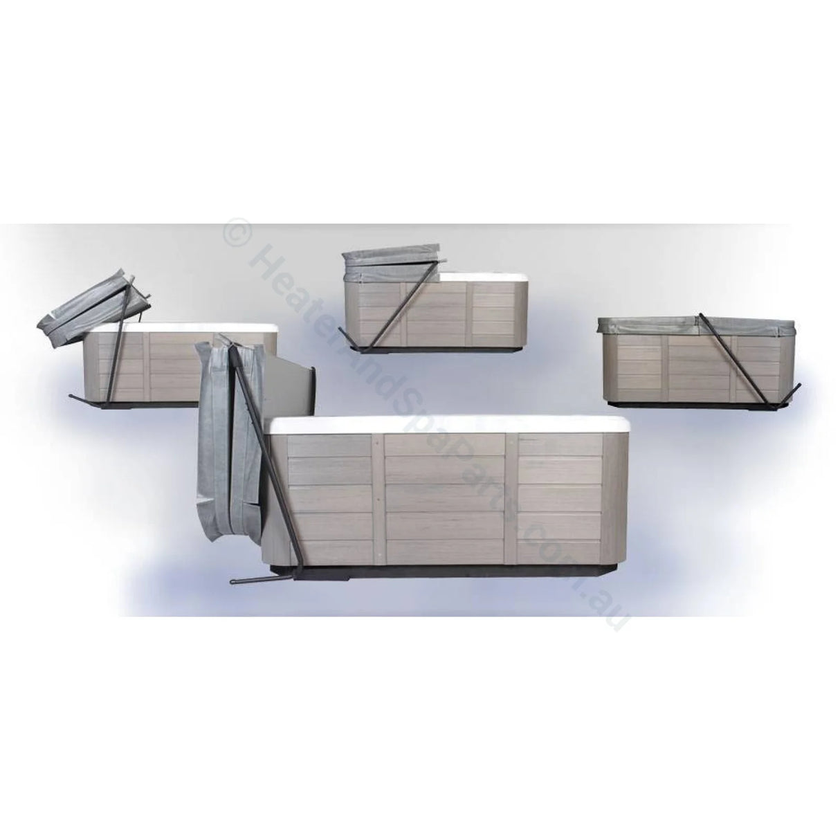 Spa Cover Lifter - Cover Rock-It for Spas up to 2450mm - Heater and Spa Parts