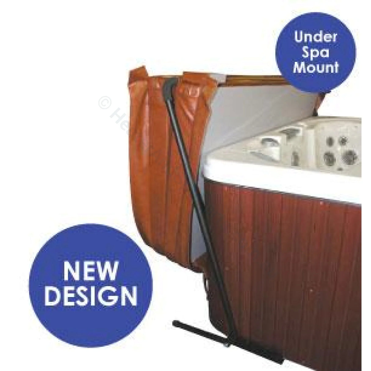 Spa Cover Lifter - Cover Rock-It for Spas up to 2450mm - Heater and Spa Parts
