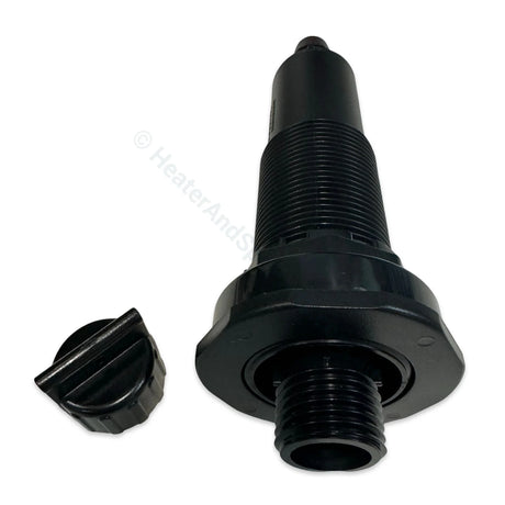 Spa Drain Valve - Edgetec / Magic External Black