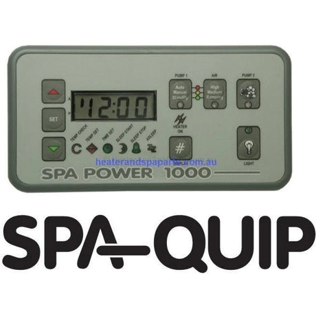 Spa Quip Spa Power 1000 2000 SP1000 SP2000 Tech 3000 Digital Touchpad - Heater and Spa Parts