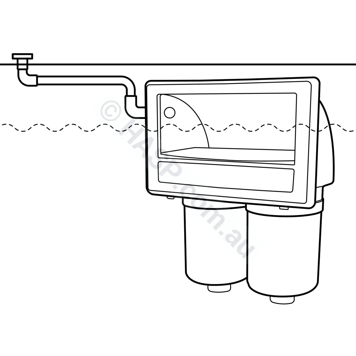 Spa Skimmer Vent Kit - As1926.3 Compliant