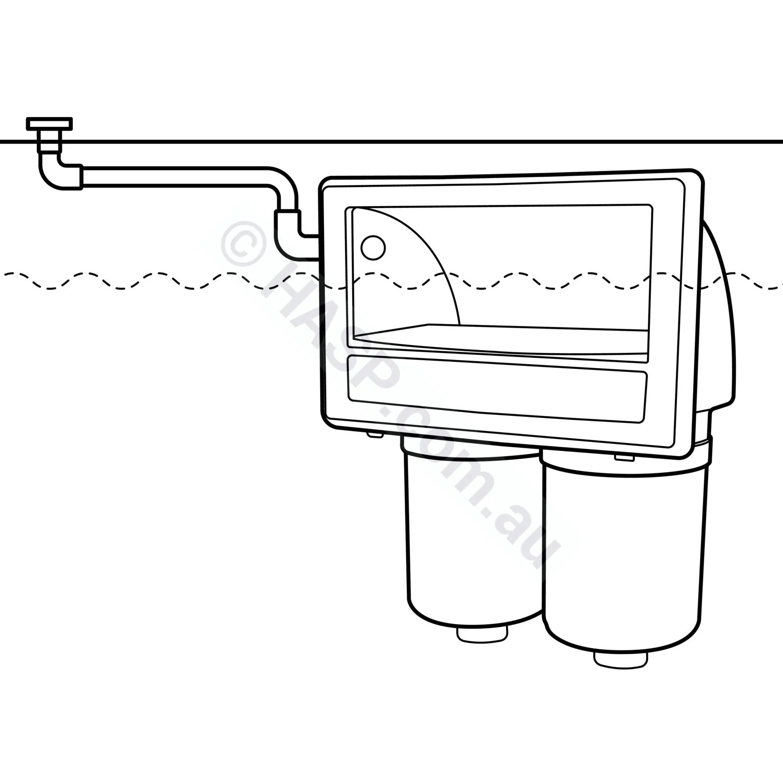 Spa Skimmer Vent Kit - As1926.3 Compliant