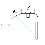 Spa Skimmer Vent Kit - As1926.3 Compliant