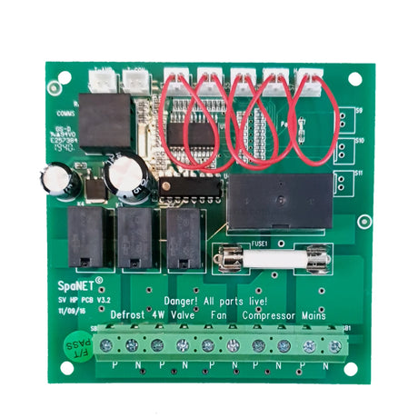 Spanet Heat Pump PCB - SV PCBA - Circuit Board Relay Board - Heater and Spa Parts