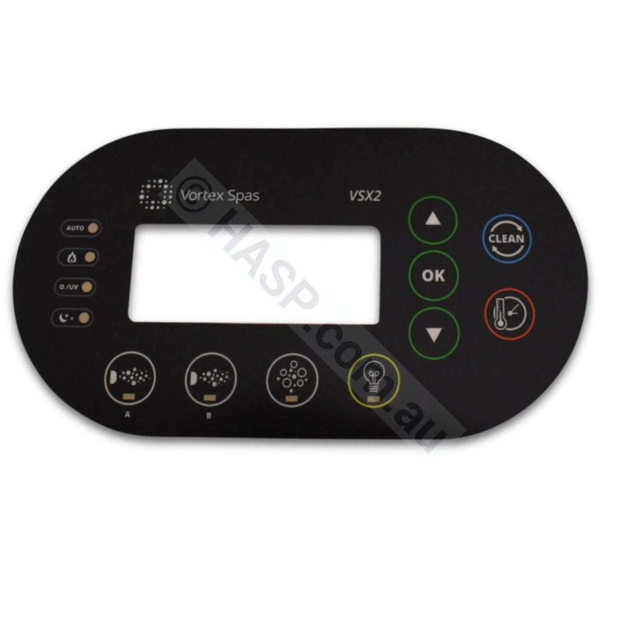 SpaNET SV2 - SV-2T or Vortex Spas VSX2 Touchpad Keypad Control Pad - Heater and Spa Parts