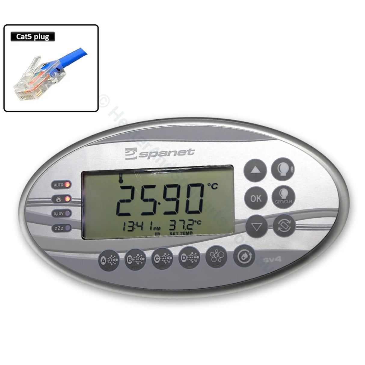 SpaNET SV4 - SV-4T aka Vortex® VSX4 4VH Touchpad Keypad Control Pad Touchpads