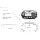 Spanet XS2000 SV Style Touchpad and Overlay