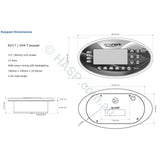 Spanet XS4000 SV Touchpad and Overlay