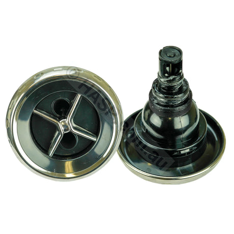 Spas Direct Sunrans 128mm 5’’ Spa Jet - Double Roto - Stainless Steel