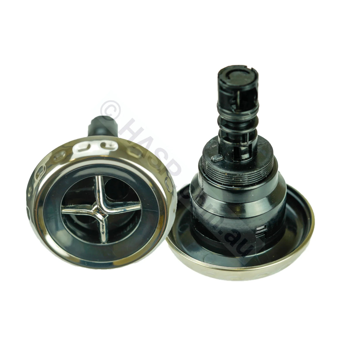 Spas Direct Sunrans 91mm 3.5’’ Spa Jet - Double Roto - Stainless Steel