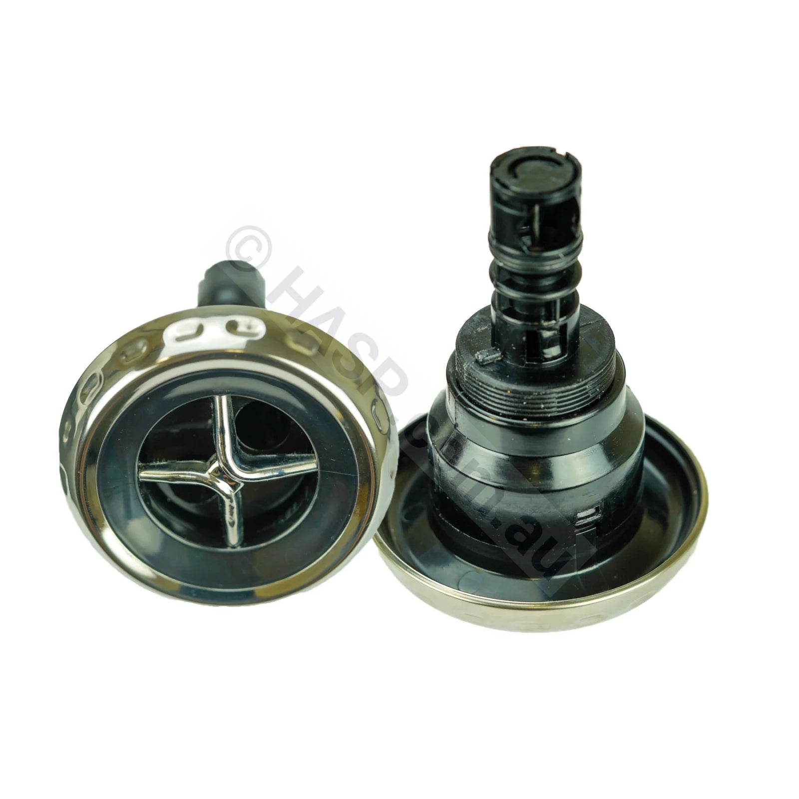 Spas Direct Sunrans 91mm 3.5’’ Spa Jet - Double Roto - Stainless Steel