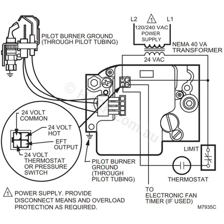 Smart Gas Valve - SV9605H 1004 - Honeywell Hurlcon Astralpool Raypak - SmartValve - Heater and Spa Parts
