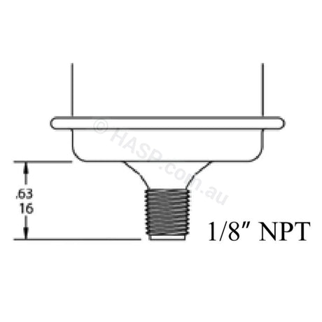 Tecmark & Hydroquip Water Pressure Switch - Pentair Raypak and Others - Heater and Spa Parts