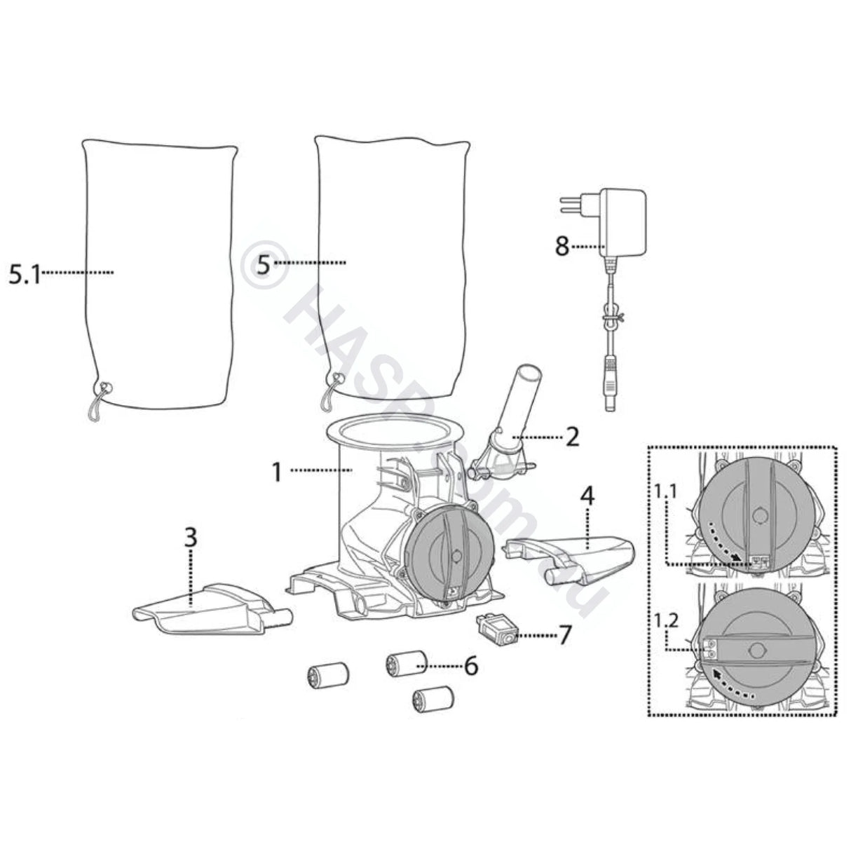 Vektro Xl / Telsa 90 Spare Parts