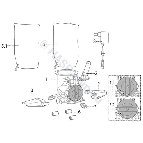 Vektro Xl / Telsa 90 Spare Parts