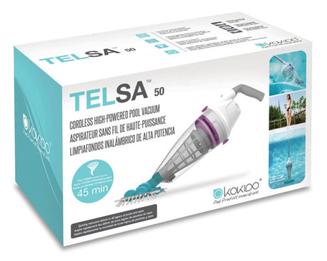 Kokido Telsa 50 / Vektro V300 - Rechargeable Cordless Spa Vacuum - Swimspas & Small Pools - Heater and Spa Parts