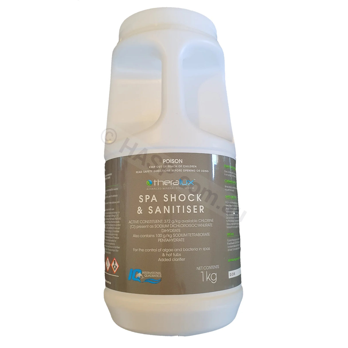 Theralux Spa Sanitizer - Lithium Hypochlorite Replacement - 1kg - Heater and Spa Parts