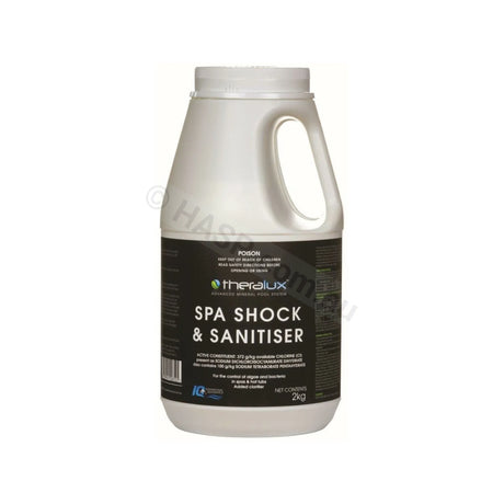 Theralux Spa Sanitizer - Lithium Hypochlorite Replacement 2Kg Sanitiser Chemicals