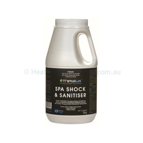 Theralux Spa Sanitizer - Lithium Hypochlorite Replacement 2Kg Sanitiser Chemicals