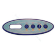 Two-Jets 4-button Balboa VL200 Touchpad Overlay - Heater and Spa Parts