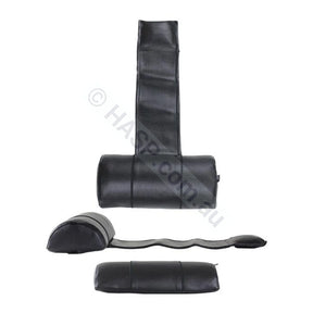 Universal Spa Headrest Pillow - Black Vinyl - Luxury - Heater and Spa Parts
