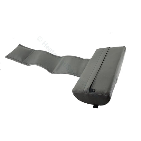 Universal Spa Headrest Pillow - Gray Vinyl - Luxury - Heater and Spa Parts