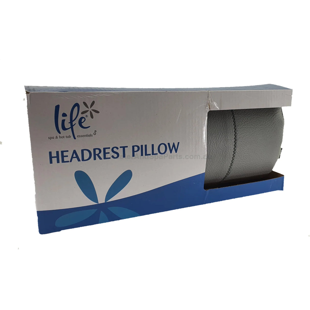 Universal Spa Headrest Pillow - Gray Vinyl - Luxury - Heater and Spa Parts