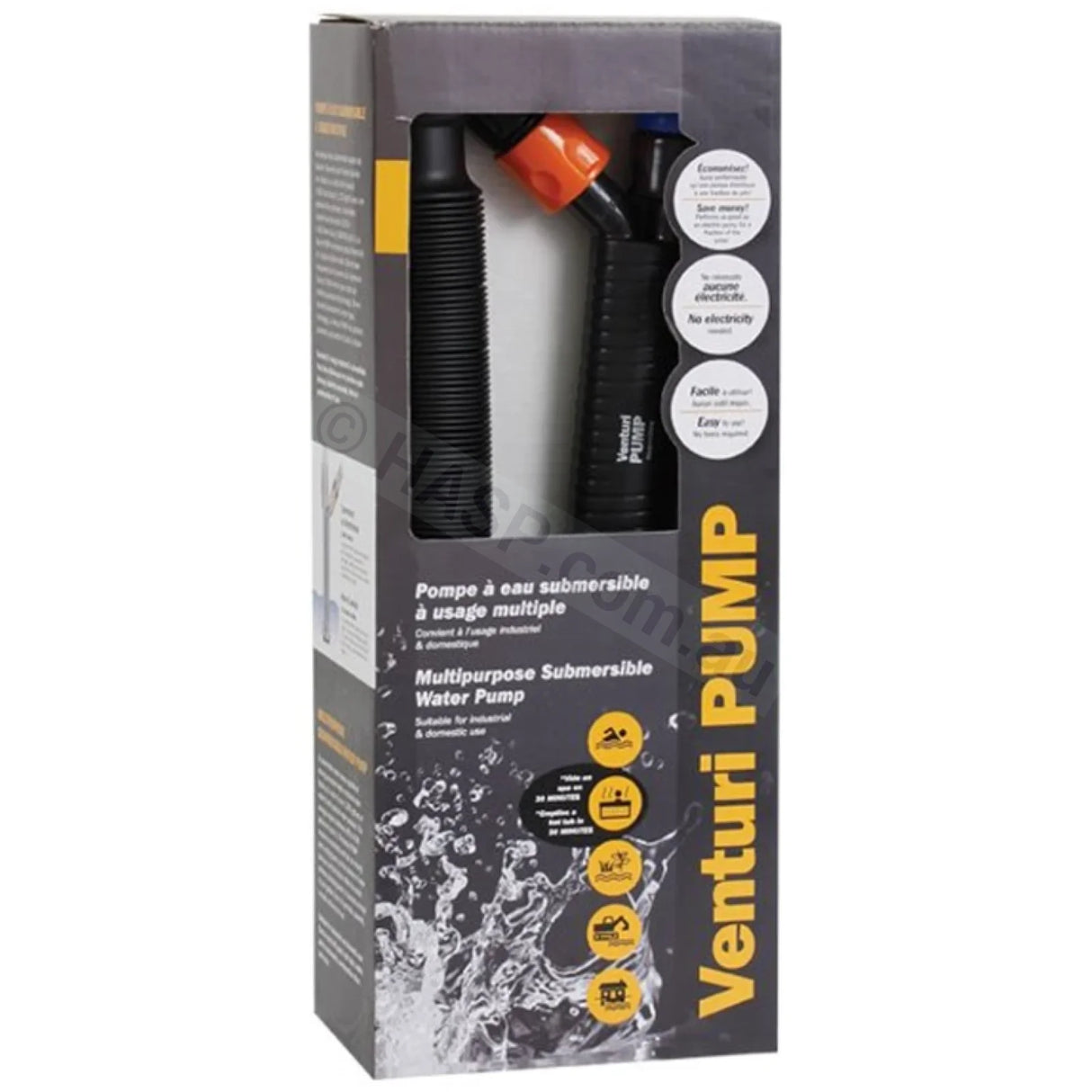 Venturi Pump - For Removing Water, Sand, Debris - V-Pump aka Slurpy - Heater and Spa Parts