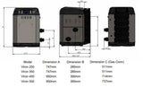 Astralpool Viron eVo 450 Gas Pool & Spa Heater - Natural Gas or LPG - Vic Only - Heater and Spa Parts
