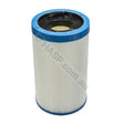 215Mm X 125Mm Vortex Vx 30 Pleated Filter - Twist Lock Camlock Cartridge Filters