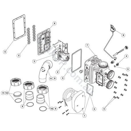 Water System Parts - Zodiac Jxi Gas Heater