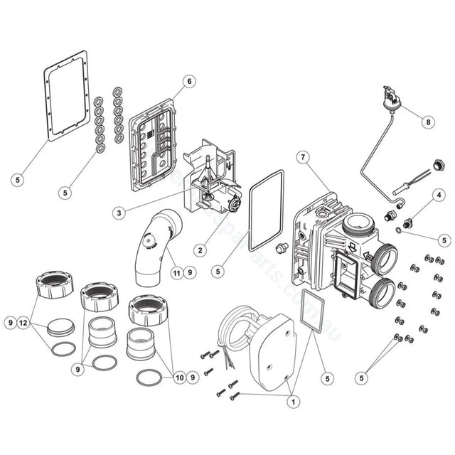 Water System Parts - Zodiac Jxi Gas Heater