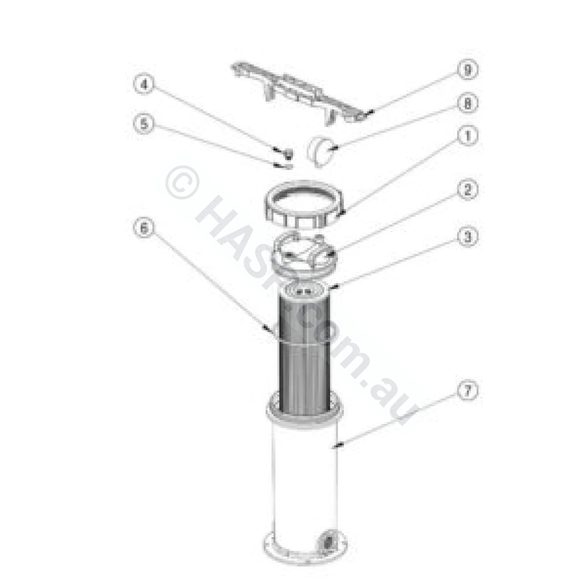 Waterco Filter Lid O’ring- Top Load